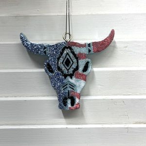 Car Freshie handmade steer skull head. Bombshell fragrance